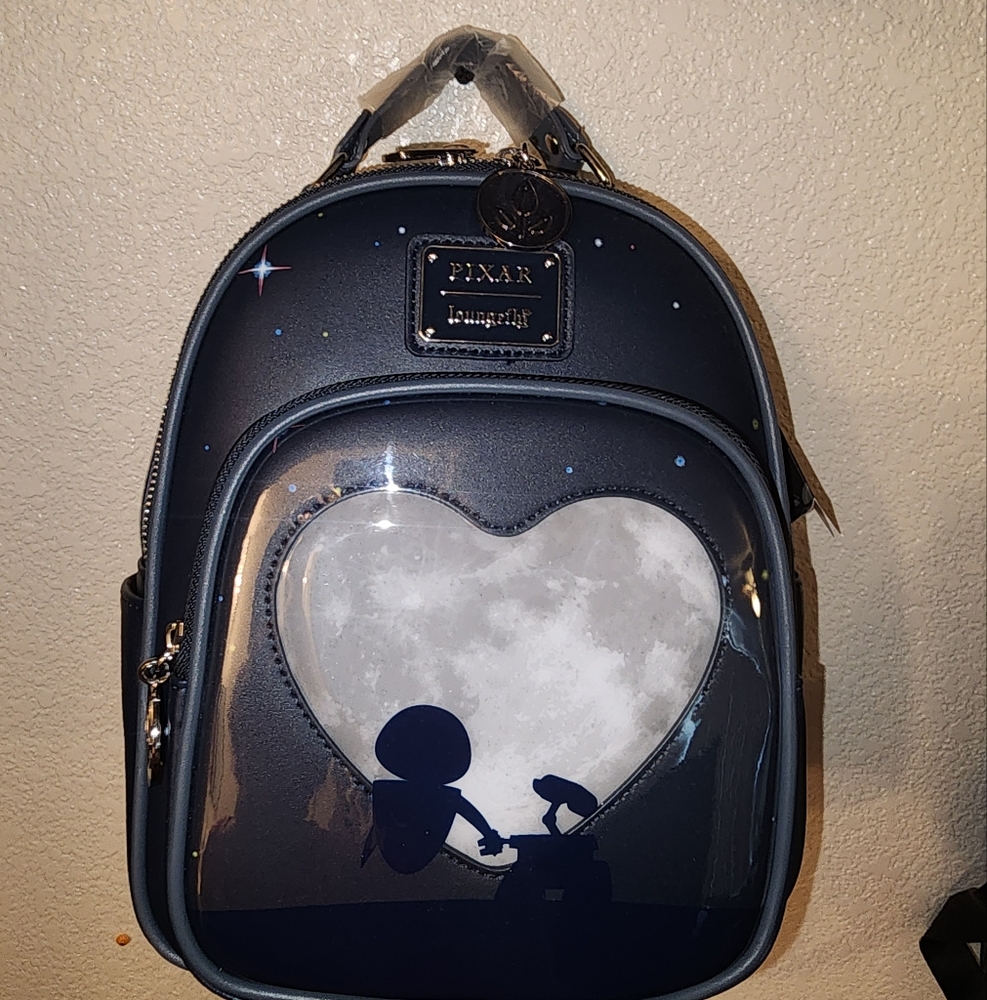 Loungefly Disney Pixar WALL-E Heart Moon Mini Backpack - BoxLunch ExclusiveTak